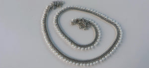 Silver Waist Chain/Waist belt/Indian Belly Chain/ Silver Polki kundan//kemp/Kamarpatta/South Indian Jewelry/ Sash/tagdi/bridal jewelry