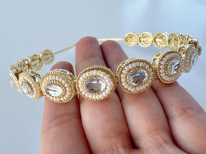 Kundan Head Band/Sheesh Phool /Indian Bridal Matha Patti/Sheesh patti/Matha phool/Sheesh patti//Sheesh Kundan Indian Jewelry/Bridal Jewelry/