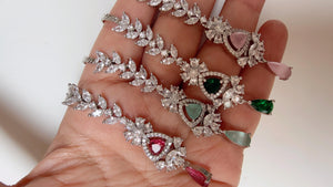 American Diamond Rhodium Maang tikka/ Indian Wedding Jewelry/ Pakistani Jewelry/ Matha patti/ Indian forehead jewelry/Indian Jewelry