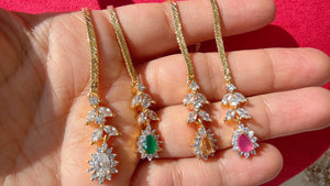 Dainty Tikka/ American Diamond 2 Tone Maang tikka/ Indian Wedding Jewelry/ Pakistani Jewelry/ / Indian forehead jewelry/Indian Jewelry