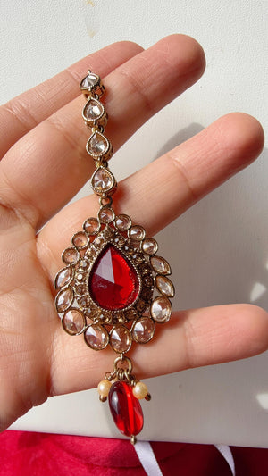 Polki Maang Tikka / Kundan Tikka/ Indian Jewelry/ Indian Wedding Jewelry/ Pakistani Jewelry/Indian forehead jewelry/ Polki Maang Tikka