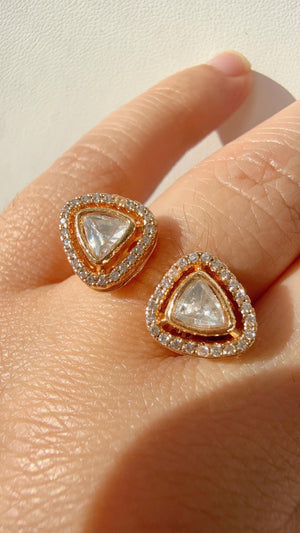 Kundan Kundan Moissanite Ring/Adjustable Ring/ Indian Ring/ Indian Jewelry/Indian Wedding jewelry/bridal accessories