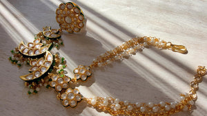 Pachi kundan Sabyasachi inspired diamond Hathphool single /Bridal Hath phool/Indian Jewelry/Hand Jewelry/Hath Panja