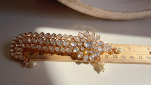 Moissanite Kalgi/ kalangi jewelry/ groom turban/ Kundan Kalgi / Bride groom jewelry/Bride groom jewelry/groom turban / brooch