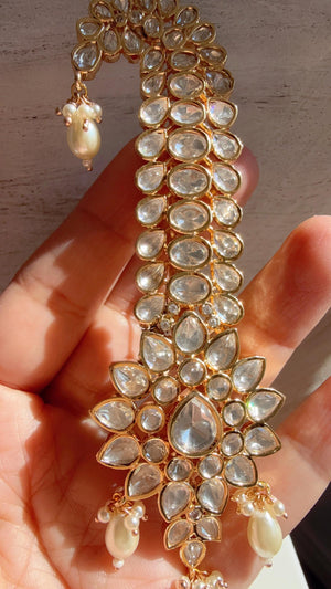 Moissanite Kalgi/ kalangi jewelry/ groom turban/ Kundan Kalgi / Bride groom jewelry/Bride groom jewelry/groom turban / brooch