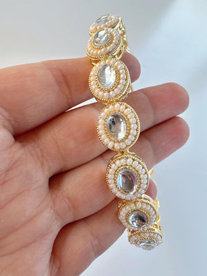Kundan Head Band/Sheesh Phool /Indian Bridal Matha Patti/Sheesh patti/Matha phool/Sheesh patti//Sheesh Kundan Indian Jewelry/Bridal Jewelry/