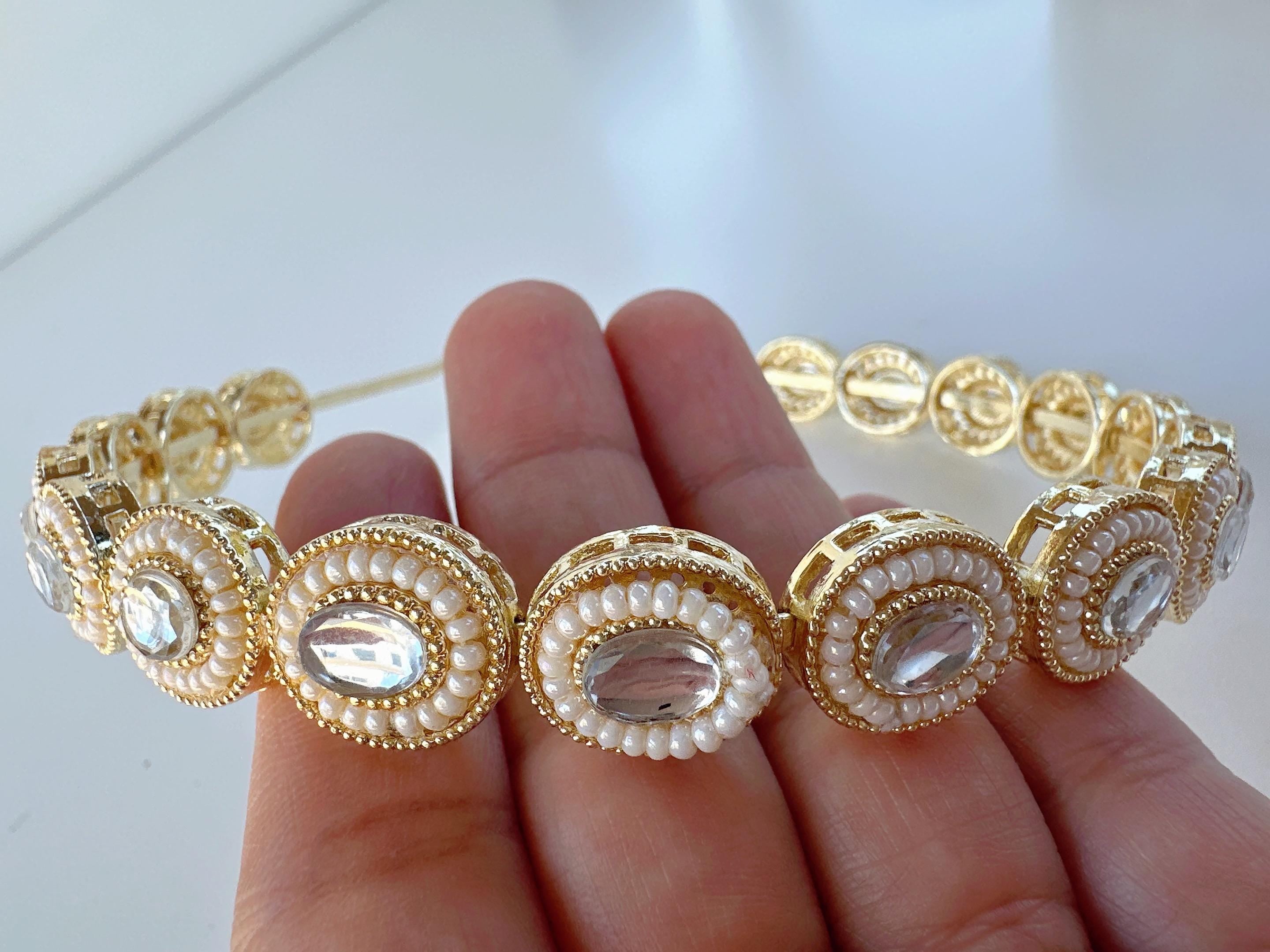 Kundan Head Band/Sheesh Phool /Indian Bridal Matha Patti/Sheesh patti/Matha phool/Sheesh patti//Sheesh Kundan Indian Jewelry/Bridal Jewelry/