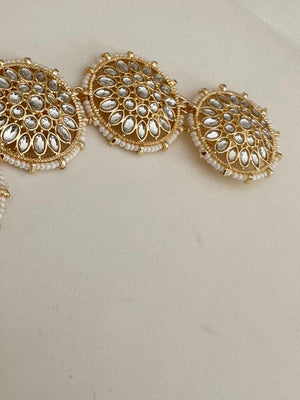Kundan Braid choti/Indian bridal choti/Indian Bridal Jewelry/Bridal Matha Patti/Kundan hair accessory/Kundan hair accessories