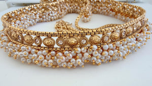 1 Gram gold Bridal Gold Belly chain /Waist belt/Indian Belly Chain/ Adjustable Gold Belly chain/ Gold Plated belly chain kamarband