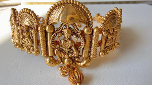 Temple Baju bandh/Indian wedding jewelry/Vanki/ Armlet/ Indian Jewelry/Antique Kundan Ruby green Polki Baju Band/Antique Bajuband