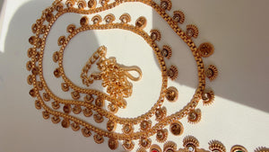 Gold plated Belly Chain/Kundan Belly chain /Bridesmaid Jewelry/Indian Belly Chain / Sash/tagdi/Indian Wedding Jewelry /Sari belt