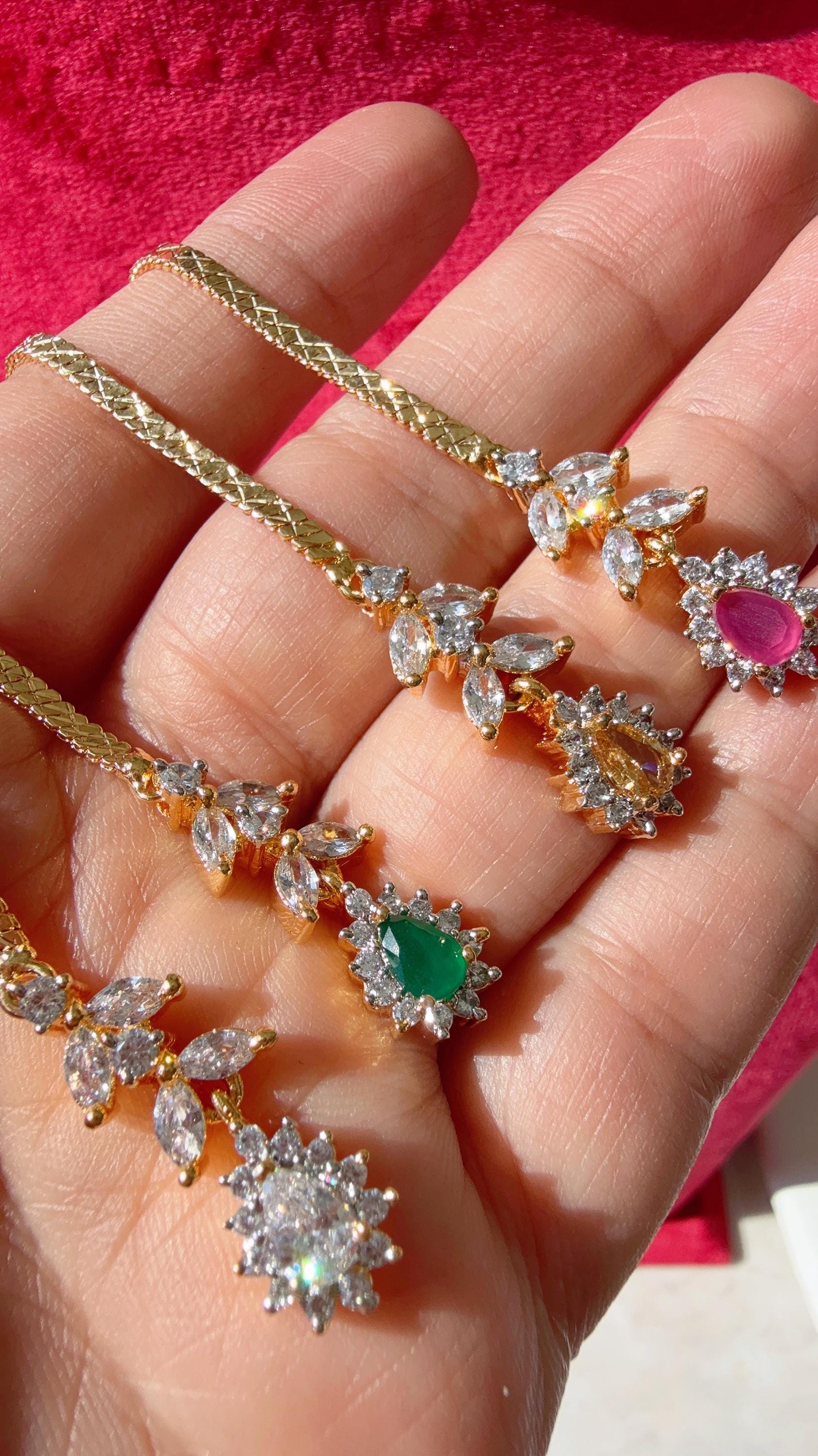 Dainty Tikka/ American Diamond 2 Tone Maang tikka/ Indian Wedding Jewelry/ Pakistani Jewelry/ / Indian forehead jewelry/Indian Jewelry