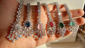 American Diamond 2 Tone Maang tikka/ Indian Wedding Jewelry/ Pakistani Jewelry/ Matha patti/ Indian forehead jewelry/Indian Jewelry