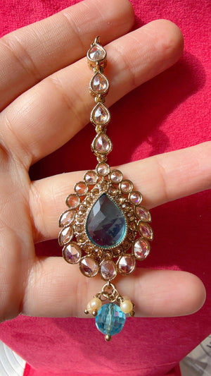Polki Maang Tikka / Kundan Tikka/ Indian Jewelry/ Indian Wedding Jewelry/ Pakistani Jewelry/Indian forehead jewelry/ Polki Maang Tikka