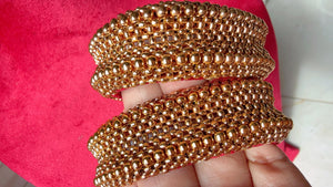 Traditional Thushi bangels/ Gold Thushi Bracelet/ Indian Bangles/Traditional Gold Plated Rajputi Rajasthani Punchi Set/Maharashtrian Bangles