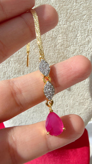 2 Tone Rhodium silver Maang tikka/ Indian Wedding Jewelry/ Matha patti/ Indian forehead jewelryDiamond Tikka Indian Jewelry