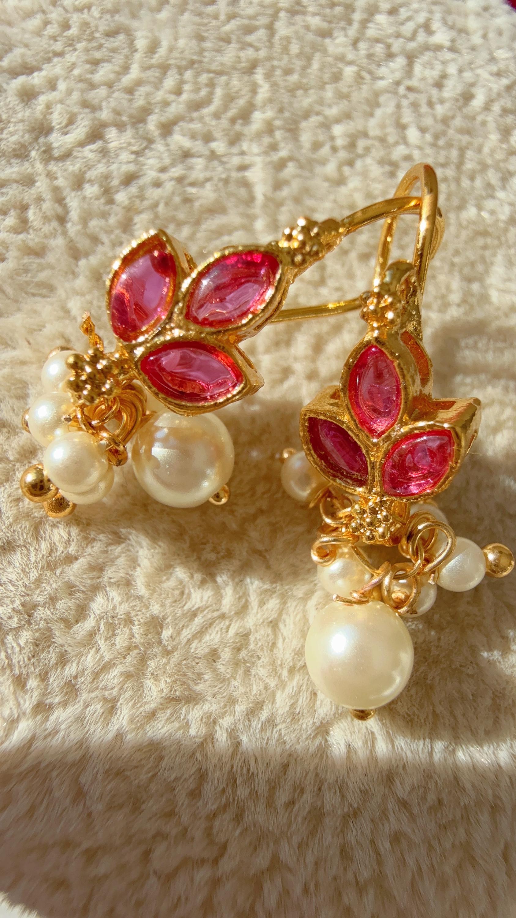 Marathi Bugadi Earrings/1gm Gold Plated earrings /Bugadi Clip-on Earrings for Women/Girls/Upper Ear Clip on Earrings/Indian wire earrings