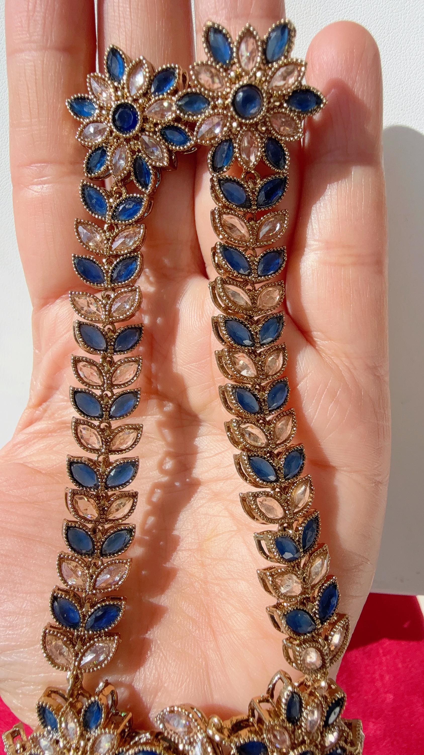 Mint Hath phool/Antique Polki Pearl Kundan Hath Paan single /hand harness/Indian Jewelry/Hand Jewelry/Haath phool/Hathh Panja