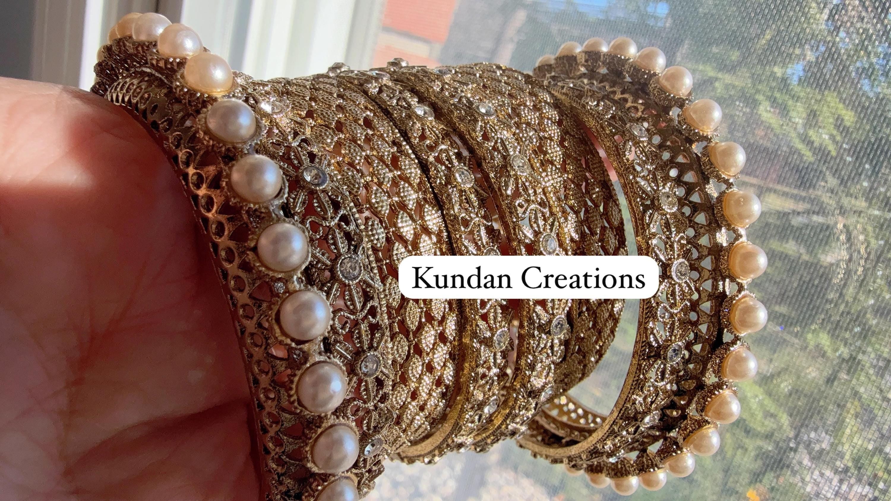 Antique Gold diamond Bangles /Flower Design real gold look like bangle design/Indian Bangles/ Indian jewelry/Filigree Antique Bangles