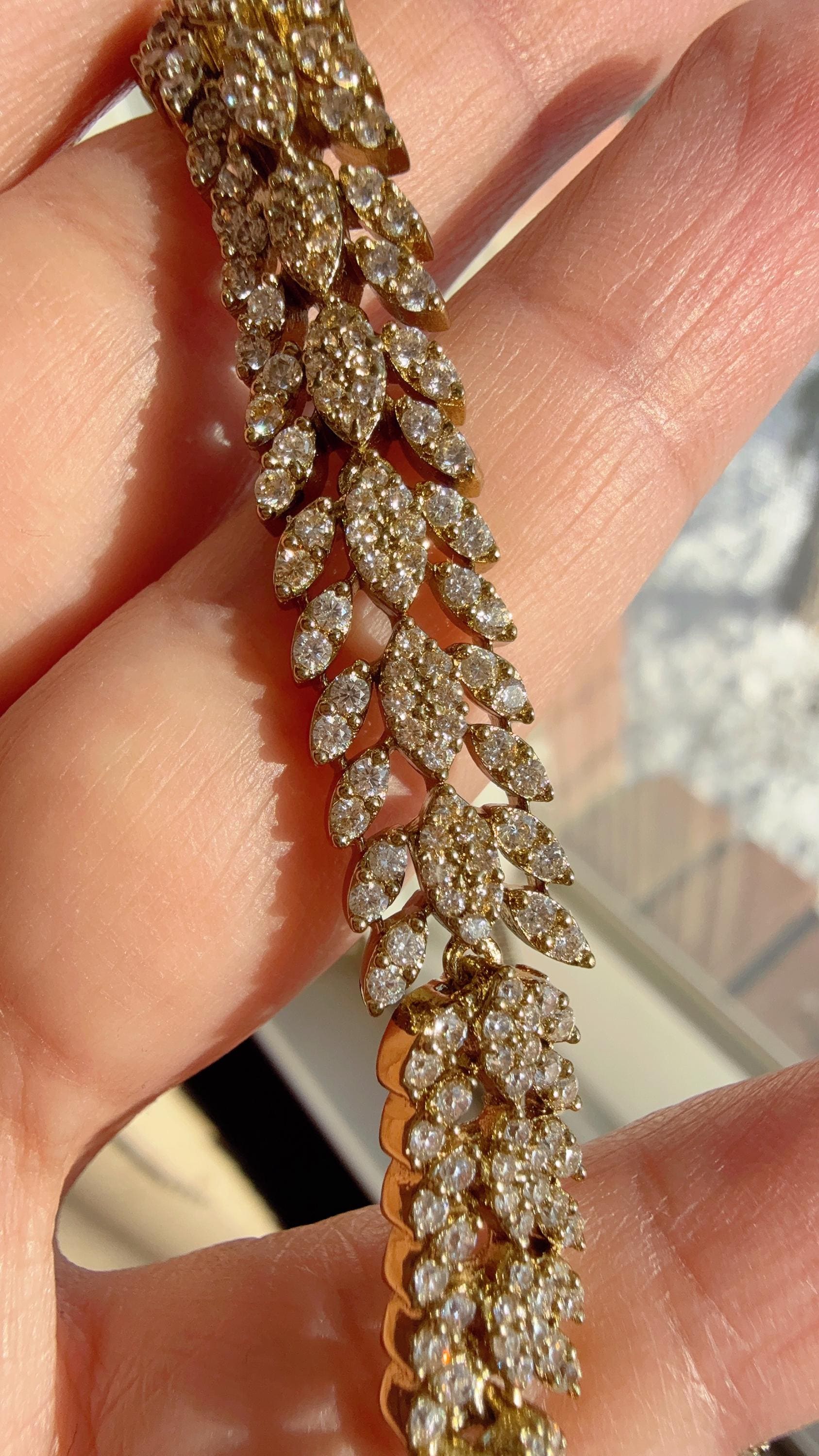 Antique Gold Baby pink diamond Necklace /Indian jewelry/ CZ Choker/Bridal choker/ Indian Necklace/Antique jewelry