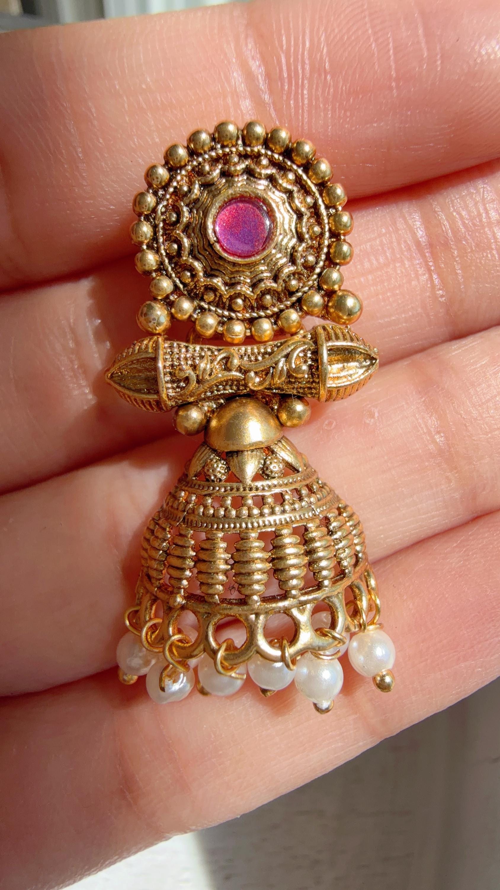 Peacock Pearl Choker Necklace Set | Guttapusalu Temple Jewelry | Rajwadi Antique Gold Indian Bridal Set
